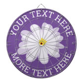 Aangepast kleurenwit dartboard voor daidy-bloem dartbord (Voorkant)