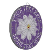 Aangepast kleurenwit dartboard voor daidy-bloem dartbord (Voorkant Links)