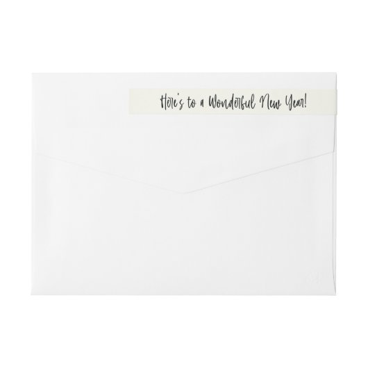 Aangepast kleurenwonderbaarlijk nieuwjaars retoura (Achterkant)