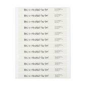 Aangepast kleurenwonderbaarlijk nieuwjaars retoura (Vel)