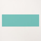 Aangepast kleurenzwart-wit fototurquoise yogamat (Achterkant (horizontaal))