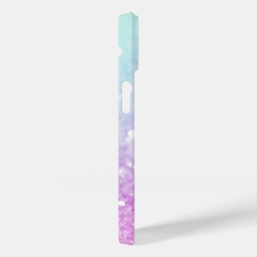 Aangepast kleurig glitter Iridescent Elegant Case-Mate iPhone Case (Achterkant / Rechts)