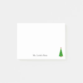 Aangepast kleurig kerstboombericht post-it® notes