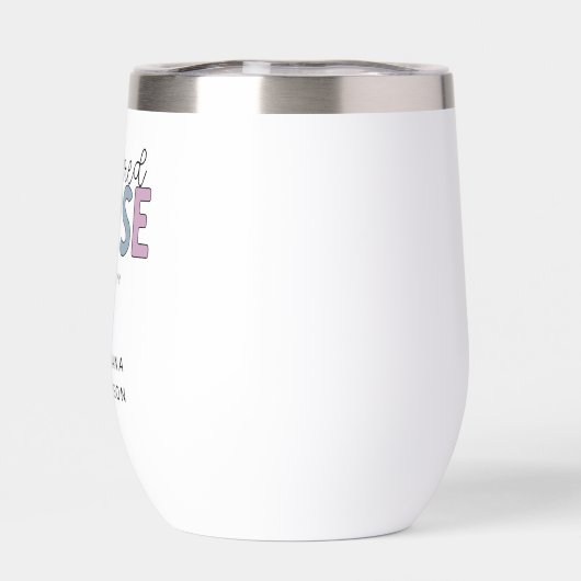 Aangepast kleurrijk geregistreerd zurenRN Afstuder (Achterkant)