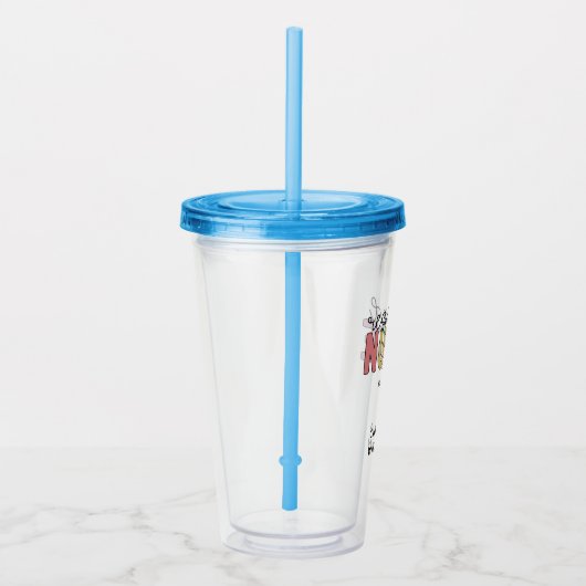 Aangepast kleurrijk geregistreerd zurenRN Afstuder Acryl Drinkbeker (Rechts)