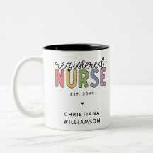 Aangepast kleurrijk geregistreerd zurenRN Afstuder