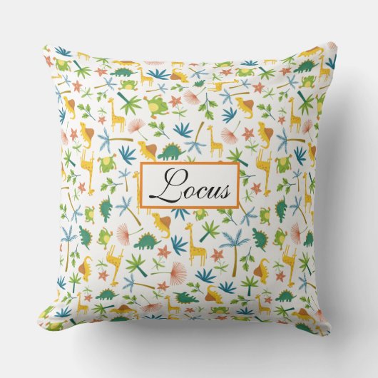 Aangepast kleurrijk patroon safari giraffe schatti kussen (Voorkant)