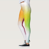 Aangepast kleurrijk Roze Rood Geel Oranje Blauw Gr Leggings (Links)