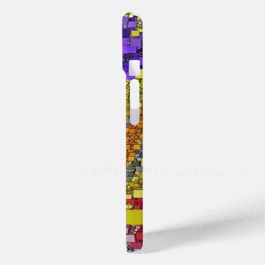 Aangepast kleurrijke aarde Abstract geometrisch Case-Mate iPhone Case (Achterkant / Links)