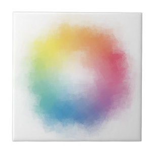 Aangepast kleurrijke Abstracte elegante Sjabloon M Tegeltje