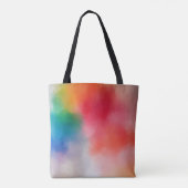 Aangepast kleurrijke Abstracte kunst Modern Elegan Tote Bag (Achterkant)
