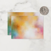 Aangepast kleurrijke Abstracte lege Sjabloon Moder (Voorkant / Achterkant in situ)