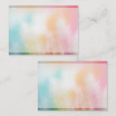 Aangepast kleurrijke Abstracte lege Sjabloon Moder (Voorkant / Achterkant)