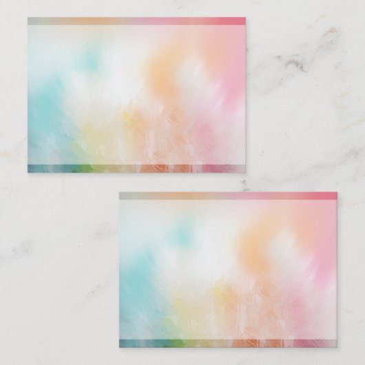 Aangepast kleurrijke Abstracte lege Sjabloon Moder (Voorkant / Achterkant)