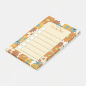 Aangepast kleurrijke reloerpatroon om lijst uit te post-it® notes (Schuin)