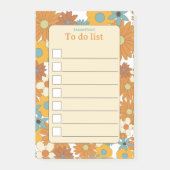 Aangepast kleurrijke reloerpatroon om lijst uit te post-it® notes (Voorkant)