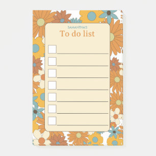 Aangepast kleurrijke reloerpatroon om lijst uit te post-it® notes