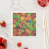 Aangepast, kleurrijke Snoep papier voor kompels Servet (Insitu)