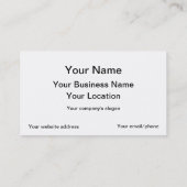 Aangepast koffie-Visitekaartje Visitekaartje (Achterkant)