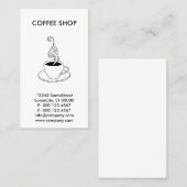 aangepast koffiebedrijf visitekaartje (Voorkant / Achterkant)