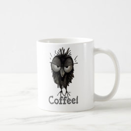 Aangepast koffiezetapparaat en Funny Grumpy Owl Ge Koffiemok