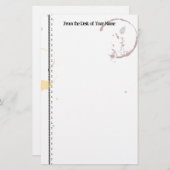 Aangepast  koffiezetapparaat voor typemachines briefpapier (Voorkant / Achterkant)