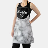 Aangepast koken witte marmer schort (Insitu)