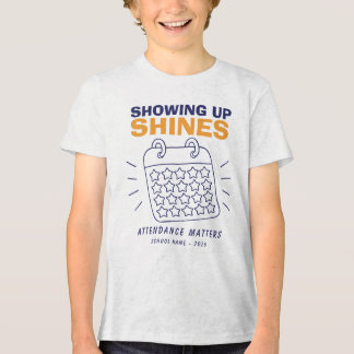 Aangepast Kom Op En Schitter School Tri-Blend Shirt