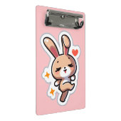 Aangepast Konijn Mini Klembord (Schuin)