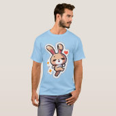 Aangepast Konijn T-shirt (Voorkant volledig)