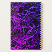 Aangepast KONINGBEE Gold Black Paars Maandelijks n Planner (Achterkant)