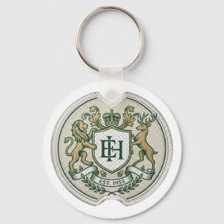 Aangepast Koninklijk Wapen Auto Coaster | Vintage Sleutelhanger