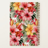 Aangepast kookboek Tropical Flowers Recepten Notit Notitieboek (Achterkant)
