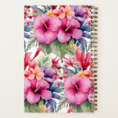 Aangepast kookboek Tropical Flowers Recepten Notit Notitieboek (Achterkant)