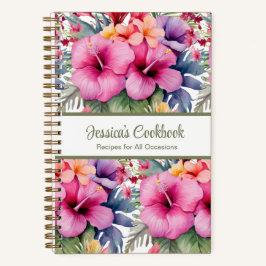 Aangepast kookboek Tropical Flowers Recepten Notit Notitieboek