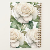 Aangepast kookboek White Roses Recepten Notitieboe Notitieboek (Achterkant)