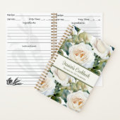 Aangepast kookboek White Roses Recepten Notitieboe Notitieboek (Binnen)