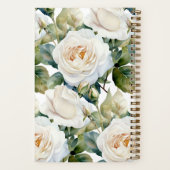 Aangepast kookboek White Roses Recepten Notitieboe Notitieboek (Achterkant)