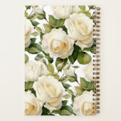 Aangepast kookboek White Roses Recepten Notitieboe Notitieboek (Achterkant)