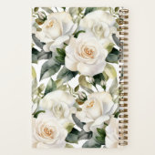 Aangepast kookboek White Roses Recepten Notitieboe Notitieboek (Achterkant)