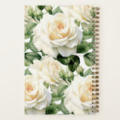 Aangepast kookboek White Roses Recepten Notitieboe Notitieboek (Achterkant)