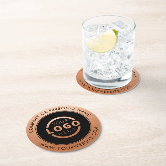 Aangepast koper voor speciale acties voor bedrijve ronde kartonnen onderzetter (Insitu)