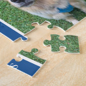 Aangepast koppelingspet voor foto's van Dog Afdruk Legpuzzel (Zijkant)