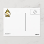 Aangepast kroonmonogram - S Briefkaart (Achterkant)