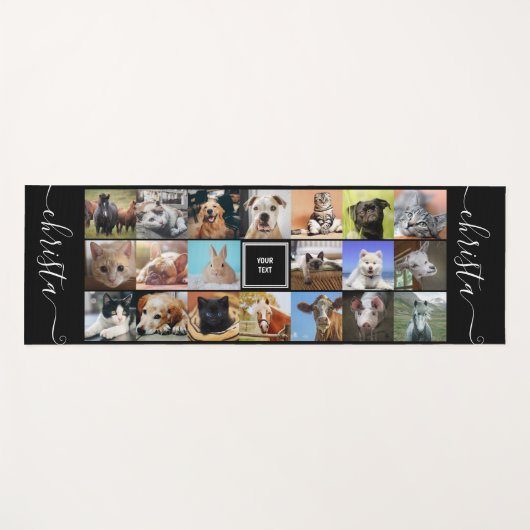 Aangepast kuilen van foto's van dieren yogamat (Voorkant (horizontaal))