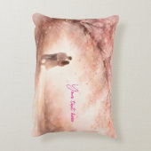 Aangepast kussen voor stel - Kersenbloesem Liefde (Achterkant (Verticaal))