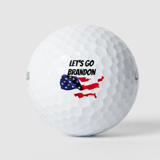 Aangepast LAAT BRANDON Funny Humor FJB Politiek Golfballen (Voorkant)