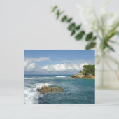 Aangepast Labadee Seascape Briefkaart (Staand voorkant)