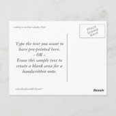 Aangepast Labadee Seascape Briefkaart (Achterkant)