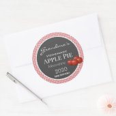 Aangepast label Apple Pie Moonshine Gecontroleerd  (Envelop)